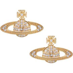 Saturn Earrings for Women Aesthetic Cubic Zircon Silver Saturn Planet Stud Earri